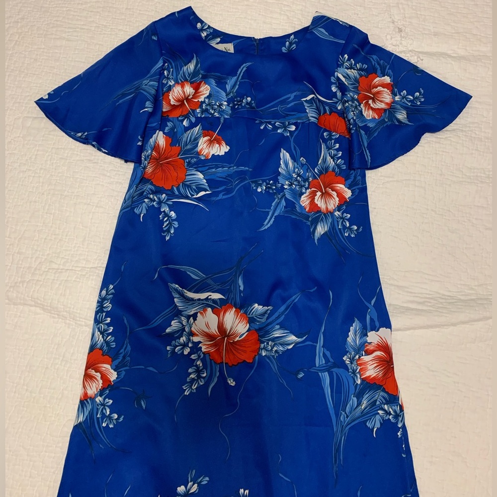 Vintage Hawaiian Maxi Dress, approx. size M